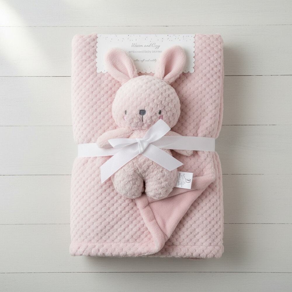 Baby Blanket & Plush Bear